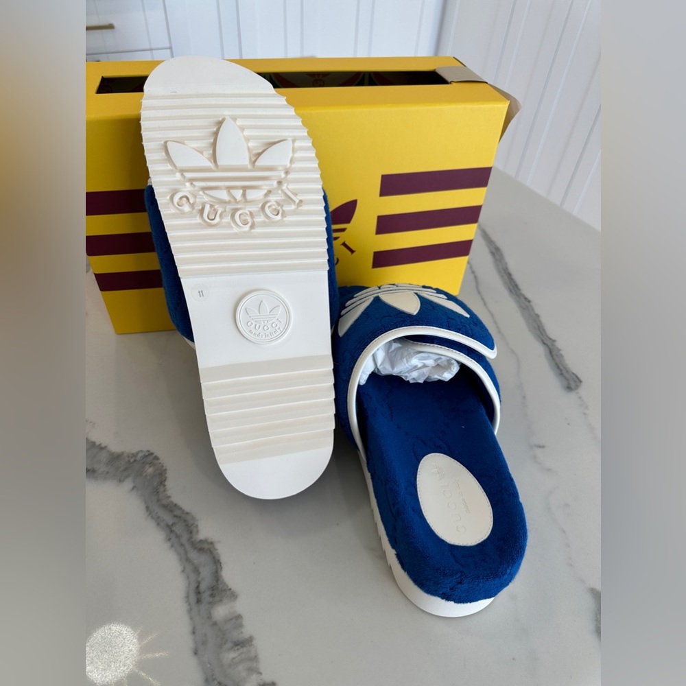 Gucci X Adidas Slides - Picture 5 of 9